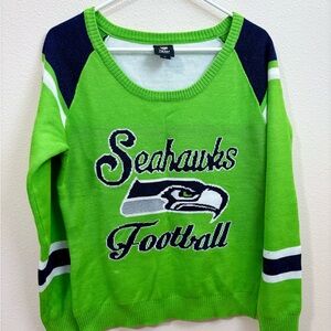 Seahawks Football Green Sweater